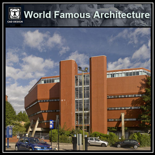 University of Leicester-James Stirling - CAD Design | Download CAD Drawings | AutoCAD Blocks | AutoCAD Symbols | CAD Drawings | Architecture Details│Landscape Details | See more about AutoCAD, Cad Drawing and Architecture Details