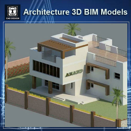 Villa Design-Architecture BIM 3D Models - CAD Design | Download CAD Drawings | AutoCAD Blocks | AutoCAD Symbols | CAD Drawings | Architecture Details│Landscape Details | See more about AutoCAD, Cad Drawing and Architecture Details