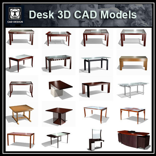 Desk 3D Cad Models - CAD Design | Download CAD Drawings | AutoCAD Blocks | AutoCAD Symbols | CAD Drawings | Architecture Details│Landscape Details | See more about AutoCAD, Cad Drawing and Architecture Details
