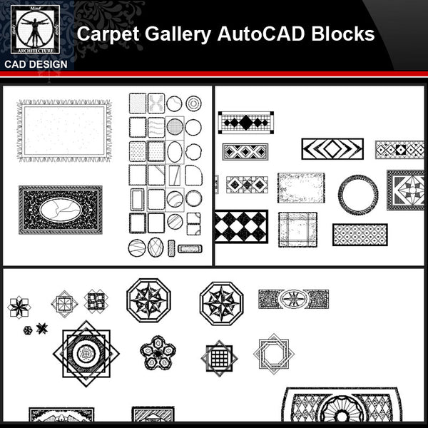 ★【Carpet Gallery Autocad Blocks Collections】All kinds of Carpet CAD Blocks - CAD Design | Download CAD Drawings | AutoCAD Blocks | AutoCAD Symbols | CAD Drawings | Architecture Details│Landscape Details | See more about AutoCAD, Cad Drawing and Architecture Details