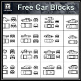 Free Automobile Blocks 2 - CAD Design | Download CAD Drawings | AutoCAD Blocks | AutoCAD Symbols | CAD Drawings | Architecture Details│Landscape Details | See more about AutoCAD, Cad Drawing and Architecture Details