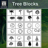 Tree and elevation bundle - CAD Design | Download CAD Drawings | AutoCAD Blocks | AutoCAD Symbols | CAD Drawings | Architecture Details│Landscape Details | See more about AutoCAD, Cad Drawing and Architecture Details