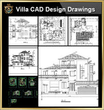 ★【Villa CAD Design,Details Project V.12】Chateau,Manor,Mansion,Villa@Autocad Blocks,Drawings,CAD Details,Elevation - CAD Design | Download CAD Drawings | AutoCAD Blocks | AutoCAD Symbols | CAD Drawings | Architecture Details│Landscape Details | See more about AutoCAD, Cad Drawing and Architecture Details