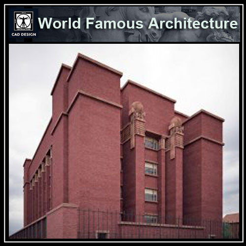 Larking BuiIding-Frank Lloyd Wright - CAD Design | Download CAD Drawings | AutoCAD Blocks | AutoCAD Symbols | CAD Drawings | Architecture Details│Landscape Details | See more about AutoCAD, Cad Drawing and Architecture Details