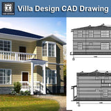 Villa Design CAD Drawings V12 - CAD Design | Download CAD Drawings | AutoCAD Blocks | AutoCAD Symbols | CAD Drawings | Architecture Details│Landscape Details | See more about AutoCAD, Cad Drawing and Architecture Details