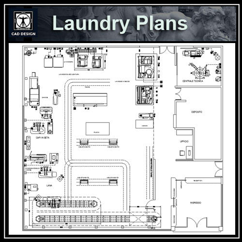 Laundry Plans - CAD Design | Download CAD Drawings | AutoCAD Blocks | AutoCAD Symbols | CAD Drawings | Architecture Details│Landscape Details | See more about AutoCAD, Cad Drawing and Architecture Details