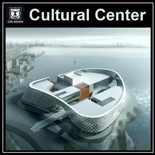 Cutural Center Cad Drawings 2 - CAD Design | Download CAD Drawings | AutoCAD Blocks | AutoCAD Symbols | CAD Drawings | Architecture Details│Landscape Details | See more about AutoCAD, Cad Drawing and Architecture Details