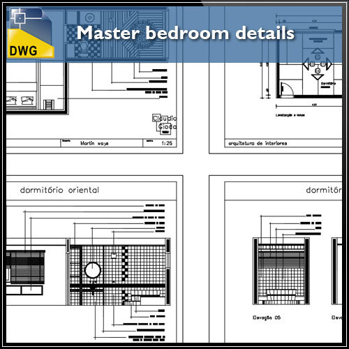 Master bedroom details - CAD Design | Download CAD Drawings | AutoCAD Blocks | AutoCAD Symbols | CAD Drawings | Architecture Details│Landscape Details | See more about AutoCAD, Cad Drawing and Architecture Details