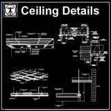 Ceiling Details V2 - CAD Design | Download CAD Drawings | AutoCAD Blocks | AutoCAD Symbols | CAD Drawings | Architecture Details│Landscape Details | See more about AutoCAD, Cad Drawing and Architecture Details