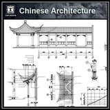 Chinese Architecture CAD Drawings-Chinese Pavilion,Garden - CAD Design | Download CAD Drawings | AutoCAD Blocks | AutoCAD Symbols | CAD Drawings | Architecture Details│Landscape Details | See more about AutoCAD, Cad Drawing and Architecture Details