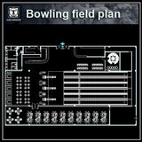 Bowling Field Plans - CAD Design | Download CAD Drawings | AutoCAD Blocks | AutoCAD Symbols | CAD Drawings | Architecture Details│Landscape Details | See more about AutoCAD, Cad Drawing and Architecture Details
