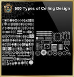 500 Types of Ceiling Design CAD Blocks - CAD Design | Download CAD Drawings | AutoCAD Blocks | AutoCAD Symbols | CAD Drawings | Architecture Details│Landscape Details | See more about AutoCAD, Cad Drawing and Architecture Details