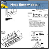 Heat Energy detail in autocad dwg files - CAD Design | Download CAD Drawings | AutoCAD Blocks | AutoCAD Symbols | CAD Drawings | Architecture Details│Landscape Details | See more about AutoCAD, Cad Drawing and Architecture Details