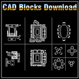 Free Sofa & Table Blocks - CAD Design | Download CAD Drawings | AutoCAD Blocks | AutoCAD Symbols | CAD Drawings | Architecture Details│Landscape Details | See more about AutoCAD, Cad Drawing and Architecture Details