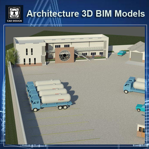 Gas Station- BIM 3D Models - CAD Design | Download CAD Drawings | AutoCAD Blocks | AutoCAD Symbols | CAD Drawings | Architecture Details│Landscape Details | See more about AutoCAD, Cad Drawing and Architecture Details