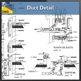 Duct Details - CAD Design | Download CAD Drawings | AutoCAD Blocks | AutoCAD Symbols | CAD Drawings | Architecture Details│Landscape Details | See more about AutoCAD, Cad Drawing and Architecture Details