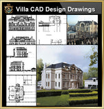 ★【Villa CAD Design,Details Project V.1-England Royal Style】Chateau,Manor,Mansion,Villa@Autocad Blocks,Drawings,CAD Details,Elevation - CAD Design | Download CAD Drawings | AutoCAD Blocks | AutoCAD Symbols | CAD Drawings | Architecture Details│Landscape Details | See more about AutoCAD, Cad Drawing and Architecture Details