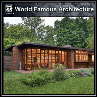Frank Lloyd Wright Architecture Drawings Download-Architectural CAD ...