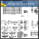 Bridge Structure Detail - CAD Design | Download CAD Drawings | AutoCAD Blocks | AutoCAD Symbols | CAD Drawings | Architecture Details│Landscape Details | See more about AutoCAD, Cad Drawing and Architecture Details