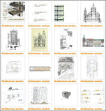 Architectural sections and elevations Gallery V.2 - CAD Design | Download CAD Drawings | AutoCAD Blocks | AutoCAD Symbols | CAD Drawings | Architecture Details│Landscape Details | See more about AutoCAD, Cad Drawing and Architecture Details