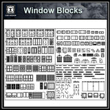 Windows Blocks - CAD Design | Download CAD Drawings | AutoCAD Blocks | AutoCAD Symbols | CAD Drawings | Architecture Details│Landscape Details | See more about AutoCAD, Cad Drawing and Architecture Details