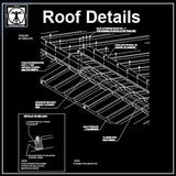 Roof Details V2 - CAD Design | Download CAD Drawings | AutoCAD Blocks | AutoCAD Symbols | CAD Drawings | Architecture Details│Landscape Details | See more about AutoCAD, Cad Drawing and Architecture Details