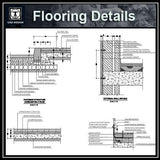 Free CAD Details-Flooring Details - CAD Design | Download CAD Drawings | AutoCAD Blocks | AutoCAD Symbols | CAD Drawings | Architecture Details│Landscape Details | See more about AutoCAD, Cad Drawing and Architecture Details