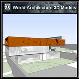 Sketchup 3D Architecture models- Maison à Bordeaux (Rem Koolhaas ) - CAD Design | Download CAD Drawings | AutoCAD Blocks | AutoCAD Symbols | CAD Drawings | Architecture Details│Landscape Details | See more about AutoCAD, Cad Drawing and Architecture Details