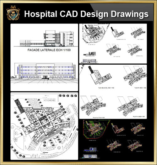 ★【Hospital design,Treatment room CAD Design Drawings V.2】@Medical equipment, ward equipment-Autocad Blocks,Drawings,CAD Details,Elevation - CAD Design | Download CAD Drawings | AutoCAD Blocks | AutoCAD Symbols | CAD Drawings | Architecture Details│Landscape Details | See more about AutoCAD, Cad Drawing and Architecture Details