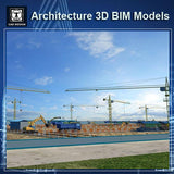 Construction Site - BIM 3D Models - CAD Design | Download CAD Drawings | AutoCAD Blocks | AutoCAD Symbols | CAD Drawings | Architecture Details│Landscape Details | See more about AutoCAD, Cad Drawing and Architecture Details