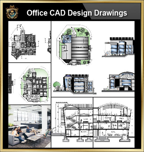 ★【Office, Commercial building, mixed business building CAD Design Project V.1】@Autocad Blocks,Drawings,CAD Details,Elevation - CAD Design | Download CAD Drawings | AutoCAD Blocks | AutoCAD Symbols | CAD Drawings | Architecture Details│Landscape Details | See more about AutoCAD, Cad Drawing and Architecture Details