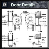 Free CAD Details- Door Details - CAD Design | Download CAD Drawings | AutoCAD Blocks | AutoCAD Symbols | CAD Drawings | Architecture Details│Landscape Details | See more about AutoCAD, Cad Drawing and Architecture Details