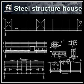 Steel Structure Details--Download CAD Drawings | AutoCAD Blocks ...