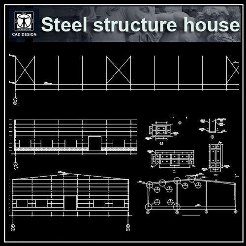 Cad Program Metal Building Steel Structure Building | CAD Download – CAD Design | Free CAD Blocks ...