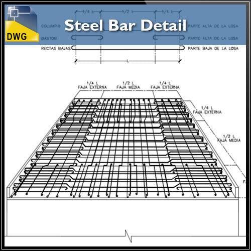 Bar Dimensions Drawings