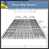 Free Steel Bar Detail - CAD Design | Download CAD Drawings | AutoCAD Blocks | AutoCAD Symbols | CAD Drawings | Architecture Details│Landscape Details | See more about AutoCAD, Cad Drawing and Architecture Details