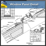 Window Panel Details - CAD Design | Download CAD Drawings | AutoCAD Blocks | AutoCAD Symbols | CAD Drawings | Architecture Details│Landscape Details | See more about AutoCAD, Cad Drawing and Architecture Details