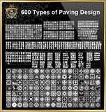 Over 600+ Types of Paving Design CAD Blocks - CAD Design | Download CAD Drawings | AutoCAD Blocks | AutoCAD Symbols | CAD Drawings | Architecture Details│Landscape Details | See more about AutoCAD, Cad Drawing and Architecture Details