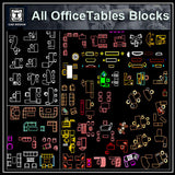 All Office Tables Blocks - CAD Design | Download CAD Drawings | AutoCAD Blocks | AutoCAD Symbols | CAD Drawings | Architecture Details│Landscape Details | See more about AutoCAD, Cad Drawing and Architecture Details