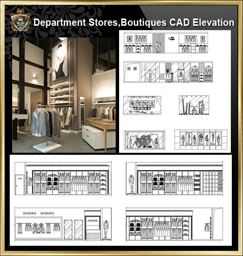 Supermarket Project – CAD Design | Free CAD Blocks,Drawings,Details