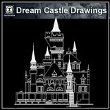 Dream Castle Cad Drawings 1 - CAD Design | Download CAD Drawings | AutoCAD Blocks | AutoCAD Symbols | CAD Drawings | Architecture Details│Landscape Details | See more about AutoCAD, Cad Drawing and Architecture Details