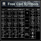 Free Electric and Plumbing Symbols - CAD Design | Download CAD Drawings | AutoCAD Blocks | AutoCAD Symbols | CAD Drawings | Architecture Details│Landscape Details | See more about AutoCAD, Cad Drawing and Architecture Details