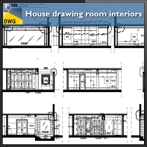 House drawing room interiors detail and design in cad - CAD Design | Download CAD Drawings | AutoCAD Blocks | AutoCAD Symbols | CAD Drawings | Architecture Details│Landscape Details | See more about AutoCAD, Cad Drawing and Architecture Details