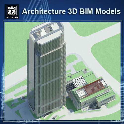 Skyscraper - BIM 3D Models - CAD Design | Download CAD Drawings | AutoCAD Blocks | AutoCAD Symbols | CAD Drawings | Architecture Details│Landscape Details | See more about AutoCAD, Cad Drawing and Architecture Details
