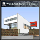 Sketchup 3D Architecture models- Villa dall' Ava(Rem Koolhaas ) - CAD Design | Download CAD Drawings | AutoCAD Blocks | AutoCAD Symbols | CAD Drawings | Architecture Details│Landscape Details | See more about AutoCAD, Cad Drawing and Architecture Details