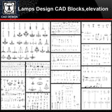 ★【Lamps Design Autocad Blocks,elevation Collections】All kinds of Lamps CAD Blocks - CAD Design | Download CAD Drawings | AutoCAD Blocks | AutoCAD Symbols | CAD Drawings | Architecture Details│Landscape Details | See more about AutoCAD, Cad Drawing and Architecture Details