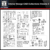 ★【Interior Design Autocad Blocks Collections V.3】All kinds of CAD Blocks Bundle - CAD Design | Download CAD Drawings | AutoCAD Blocks | AutoCAD Symbols | CAD Drawings | Architecture Details│Landscape Details | See more about AutoCAD, Cad Drawing and Architecture Details