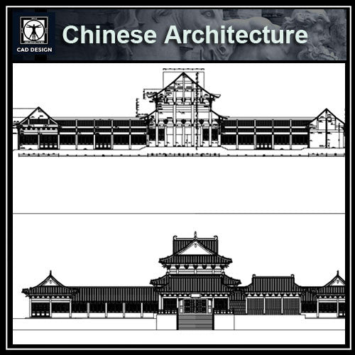 Chinese Architecture CAD Drawings 4 - CAD Design | Download CAD Drawings | AutoCAD Blocks | AutoCAD Symbols | CAD Drawings | Architecture Details│Landscape Details | See more about AutoCAD, Cad Drawing and Architecture Details