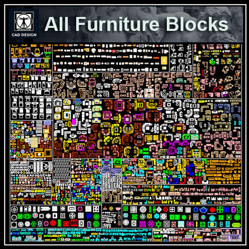 All Furniture Blocks!!(All in one) - CAD Design | Download CAD Drawings | AutoCAD Blocks | AutoCAD Symbols | CAD Drawings | Architecture Details│Landscape Details | See more about AutoCAD, Cad Drawing and Architecture Details