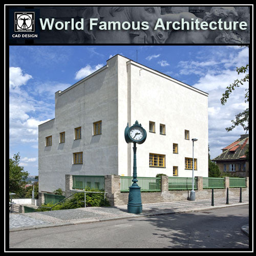 Villa Muller-Adolf Loos - CAD Design | Download CAD Drawings | AutoCAD Blocks | AutoCAD Symbols | CAD Drawings | Architecture Details│Landscape Details | See more about AutoCAD, Cad Drawing and Architecture Details